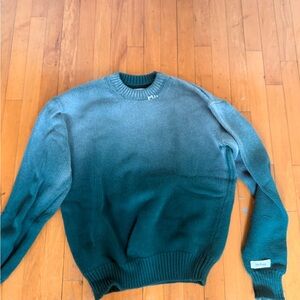 Madhappy Blue and Green Crewneck Sweater